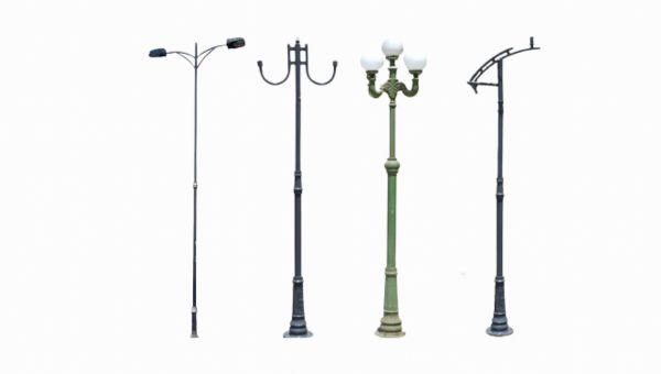 Decorative lighting poles for streets