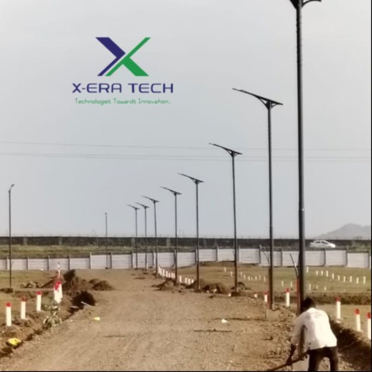 Smart pole with integrated lighting